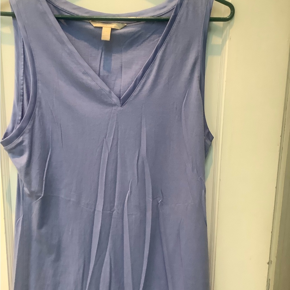 Banana Republic Periwinkle Blue V-Neck Sleeveless Tank